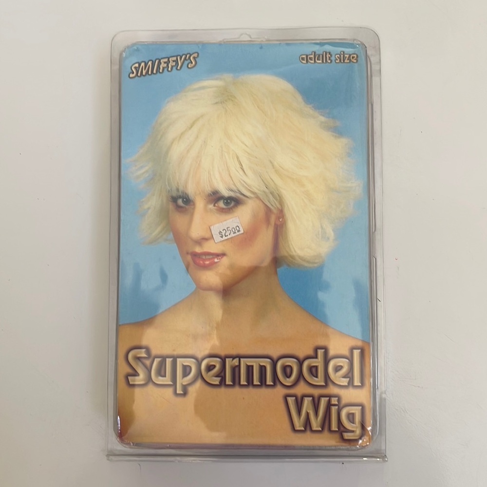 Adult size. Blonde supermodel wig
